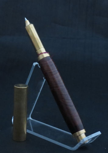 Solid Brass and Wood Pen